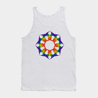 Colorful mandala Tank Top